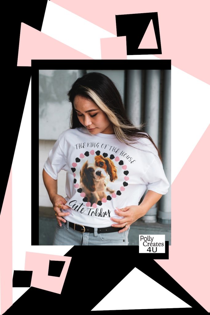 personalized photo, text and hearts t-shirts