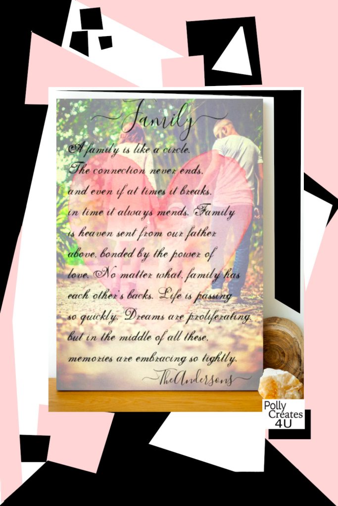 Personalized Photo Short Poem Canvas Print